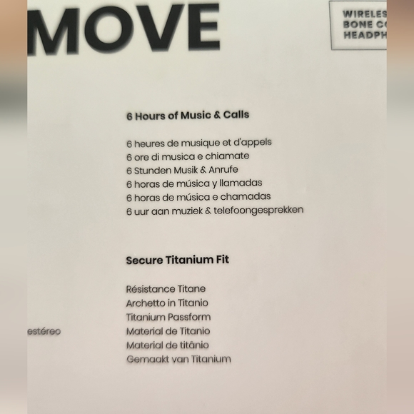 ❌️SOLD❌️  Shockz (AfterShokz) OpenMove headphones [Slate Grey] - Picture 3 of 5